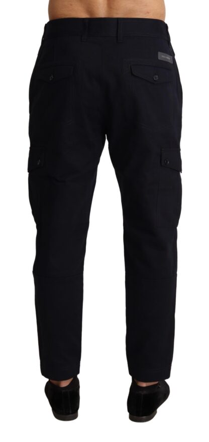 Dolce & Gabbana - Stylish Cargo Pants in Rich Blue