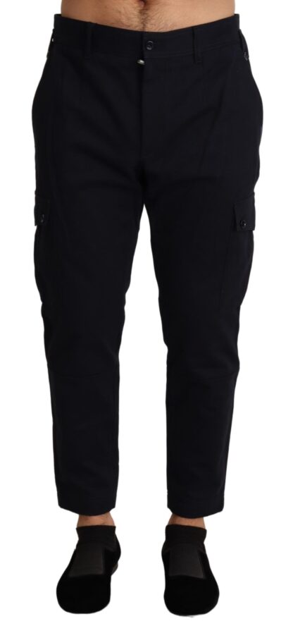 Dolce & Gabbana - Stylish Cargo Pants in Rich Blue