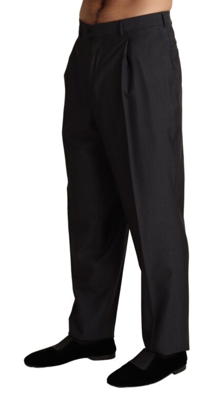 Dolce & Gabbana - Elegant Gray Skinny Dress Trousers