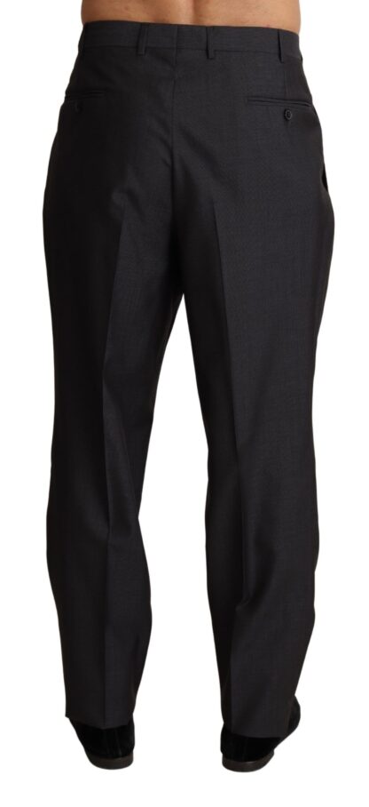 Dolce & Gabbana - Elegant Gray Skinny Dress Trousers