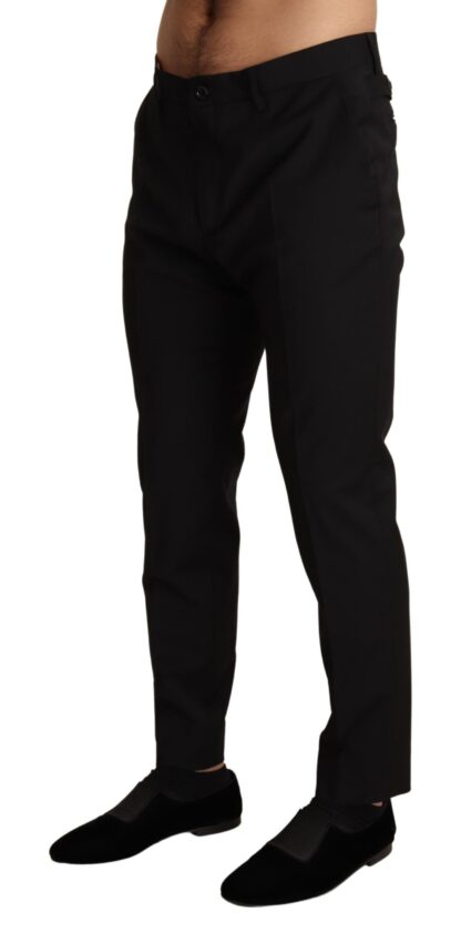 Dolce & Gabbana - Elegant Black Skinny Dress Trousers