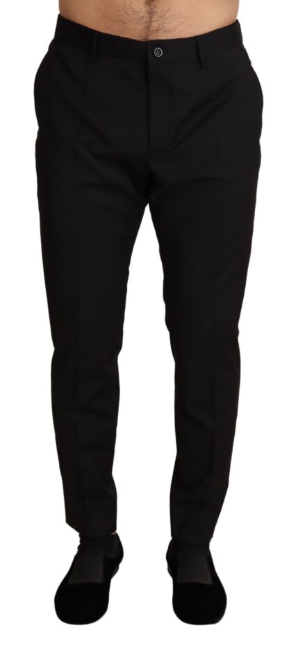 Dolce & Gabbana - Elegant Black Skinny Dress Trousers