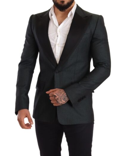 Dolce & Gabbana - Elegant Patterned Slim Fit Blazer Jacket