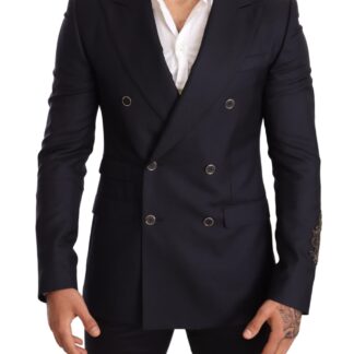 Dolce & Gabbana - Elegant Patterned Slim Fit Blazer Jacket