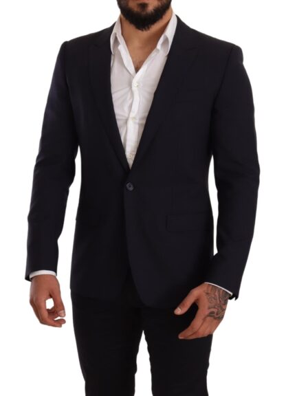 Dolce & Gabbana - Elegant Navy Martini Blazer by Renowned Tailors