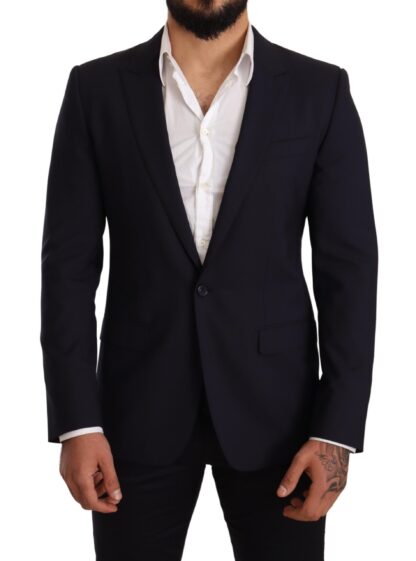 Dolce & Gabbana - Elegant Navy Martini Blazer by Renowned Tailors