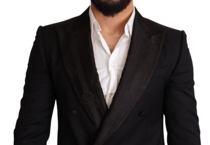 Dolce & Gabbana - Elegant Black Silk-Wool Blend Blazer