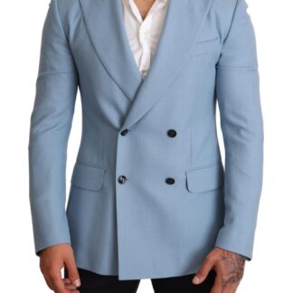 Dolce & Gabbana - Elegant Pink Cashmere Silk Men's Blazer