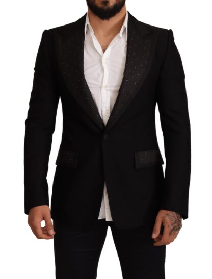 Dolce & Gabbana - Elegant Slim Fit Black Blazer Jacket