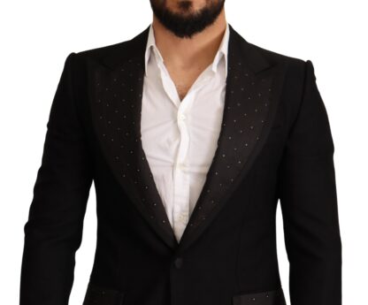 Dolce & Gabbana - Elegant Slim Fit Black Blazer Jacket