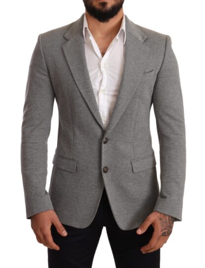 Dolce & Gabbana - Elegant Slim Fit Gray Blazer