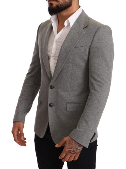 Dolce & Gabbana - Elegant Slim Fit Gray Blazer