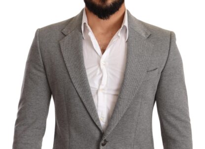 Dolce & Gabbana - Elegant Slim Fit Gray Blazer