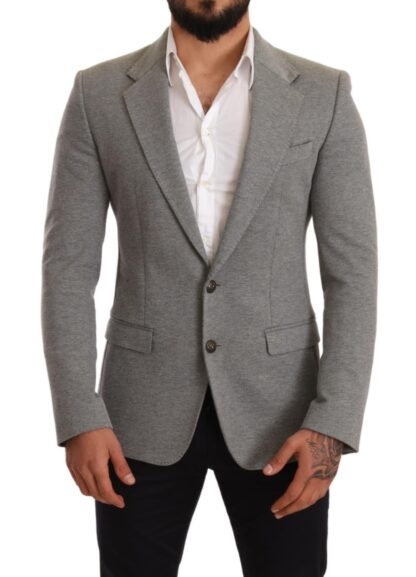 Dolce & Gabbana - Elegant Slim Fit Gray Blazer