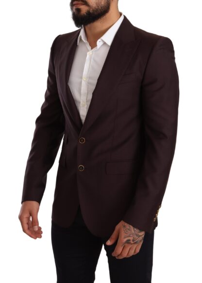 Dolce & Gabbana - Elegant Purple Slim Fit Blazer