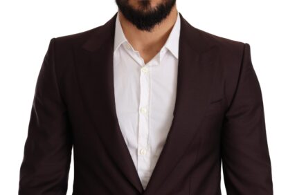 Dolce & Gabbana - Elegant Purple Slim Fit Blazer