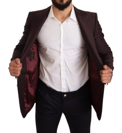 Dolce & Gabbana - Elegant Purple Slim Fit Blazer