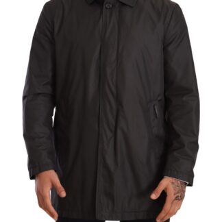 Dolce & Gabbana - Elegant Black Hooded Blouson Jacket