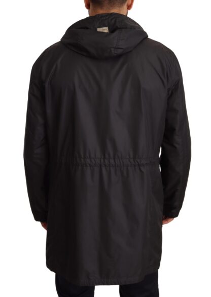 Dolce & Gabbana - Elegant Black Hooded Blouson Jacket