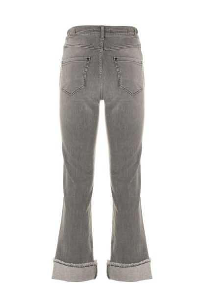 Imperfect - Gray Cotton Women Jeans