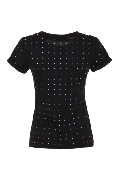 Imperfect - "Black Cotton Women T-Shirt"