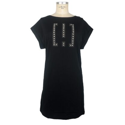 Imperfect - Black Cotton Women Dress