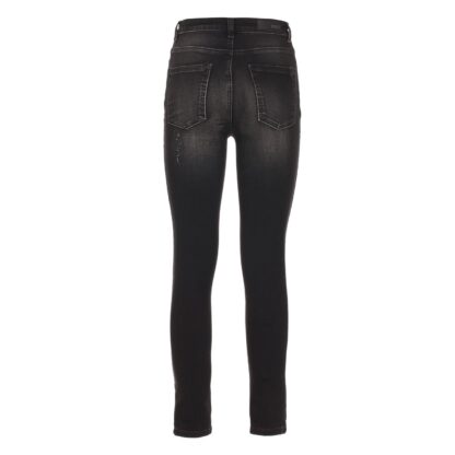 Imperfect - Black Cotton Women Pant