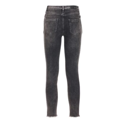 Imperfect - Elegant Black Denim Trousers