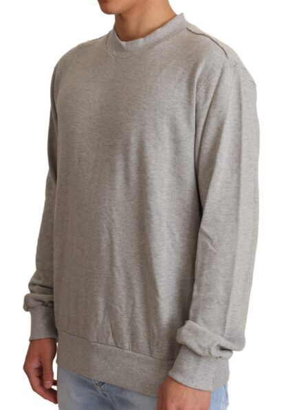 Dolce & Gabbana - Sophisticated Gray Crewneck Sweater