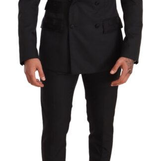 Dolce & Gabbana - Elegant Black Two-Piece Wool Suit