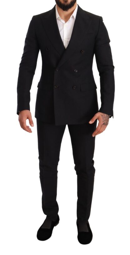 Dolce & Gabbana - Elegant Black Two-Piece Wool Suit