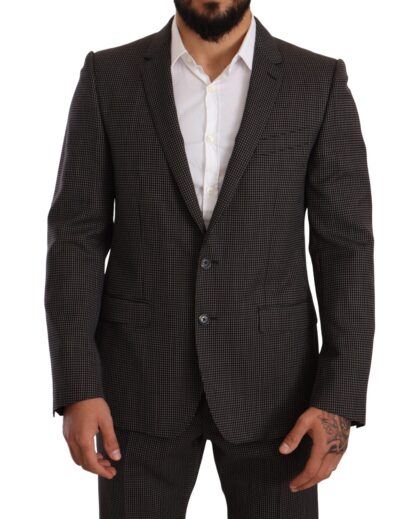 Dolce & Gabbana - Elegant Gray Martini Woolen Suit Set