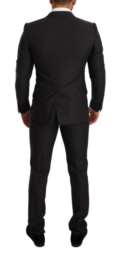 Dolce & Gabbana - Elegant Gray Martini Wool Suit