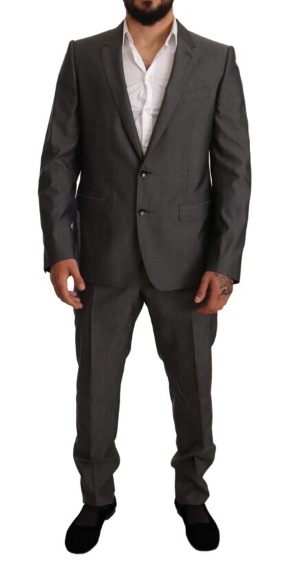 Dolce & Gabbana - Elegant Martini Slim-Fit Wool Silk Suit