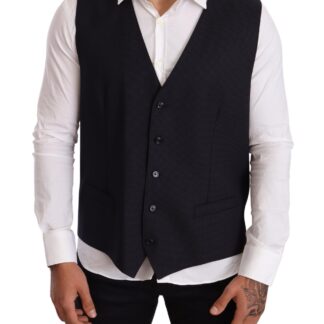 Dolce & Gabbana - Elegant Black Formal Dress Vest