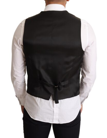 Dolce & Gabbana - Elegant Black Formal Dress Vest