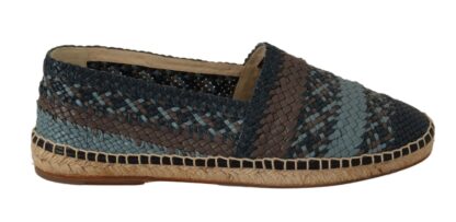 Dolce & Gabbana - Elegant Woven Leather Espadrilles