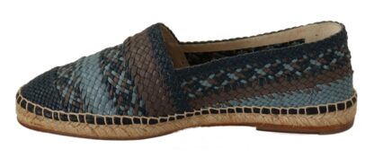 Dolce & Gabbana - Elegant Woven Leather Espadrilles