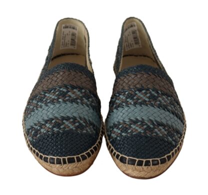 Dolce & Gabbana - Elegant Woven Leather Espadrilles