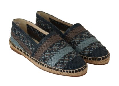 Dolce & Gabbana - Elegant Woven Leather Espadrilles