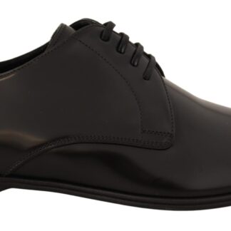 Dolce & Gabbana - Elegant Brown Suede Studded Derby Shoes