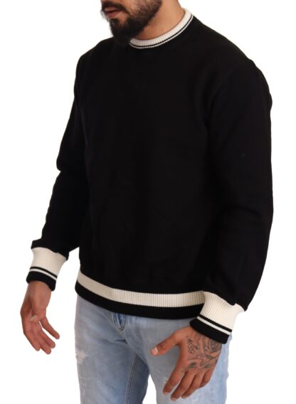 Dolce & Gabbana - Elegant Monochrome Crew Neck Sweatshirt