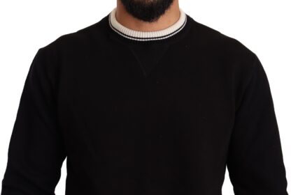 Dolce & Gabbana - Elegant Monochrome Crew Neck Sweatshirt