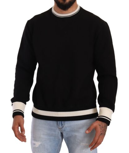 Dolce & Gabbana - Elegant Monochrome Crew Neck Sweatshirt