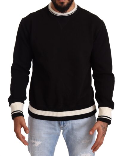 Dolce & Gabbana - Elegant Monochrome Crew Neck Sweatshirt