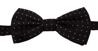 Dolce & Gabbana - Elegant Polka Dot Silk Bow Tie