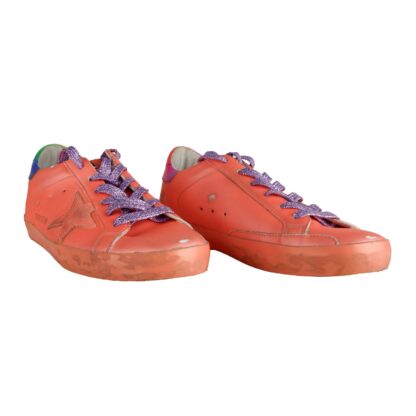 Golden Goose - Orange Leather Women Sneaker