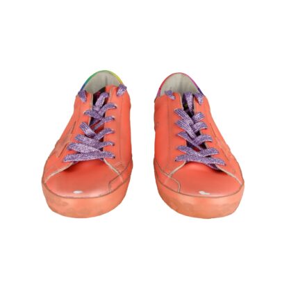 Golden Goose - Orange Leather Women Sneaker