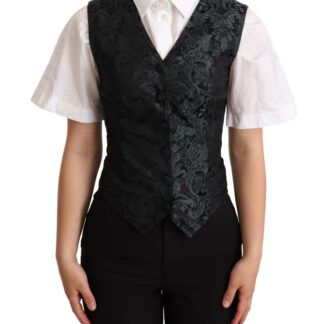 Dolce & Gabbana - Elegant Black Formal Dress Vest