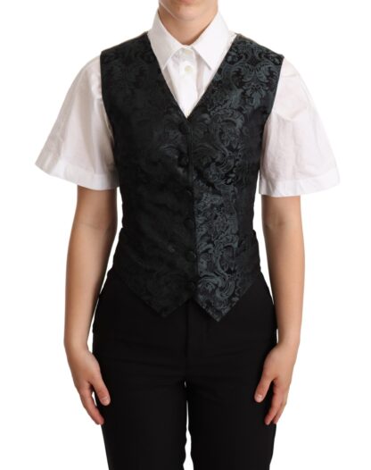 Dolce & Gabbana - Enchanting Jacquard Floral Waistcoat